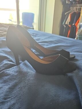 H&M Black Open-Toe Heels (2 For $25)